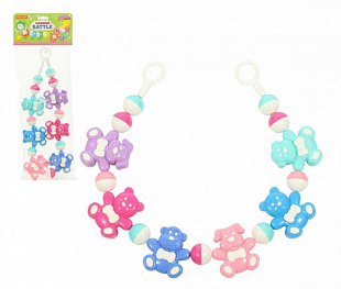 Погремушка-подвеска Полесье Забавные зверята 75см 71606