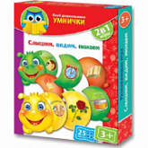 Игра Vladi Toys Умнички Слышим Видим Нюхаем VT1306-01