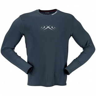 Компрессионная футболка Bauer Vapor Core Long Sleeve Crew Yth grey