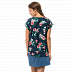 Рубашка женская Jack Wolfskin Victoria Tropical Shirt W midnight blue all over
