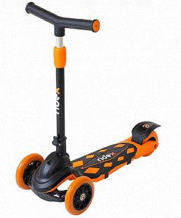 Самокат 3-х колесный Ridex 3D Robin 120/90 мм orange