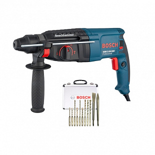 Перфоратор Bosch GBH 2-26 DRE + набор оснастки 0615990L43