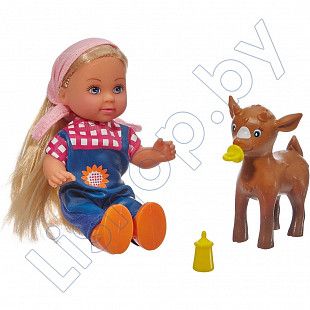 Кукла Evi Love Baby animal farm 12 см. (105737108) calf 