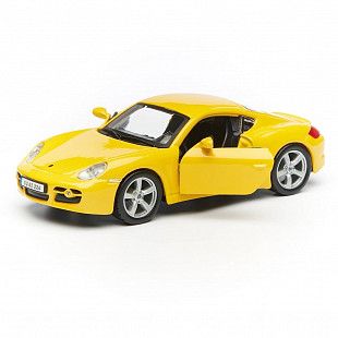 Коллекционная машина Bburago 1:32 Porsche Cayman S (18-43003) yellow