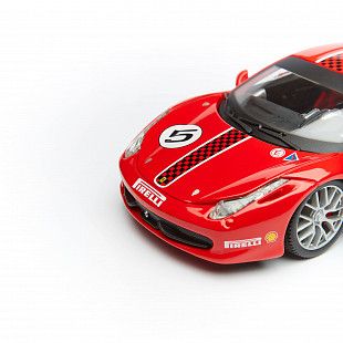 Коллекционная машина Bburago 1:24 Ferrari 458 Challenge (18-26302) red
