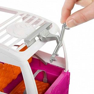 Кукла Barbie на джипе с велосипедом (HKB06)