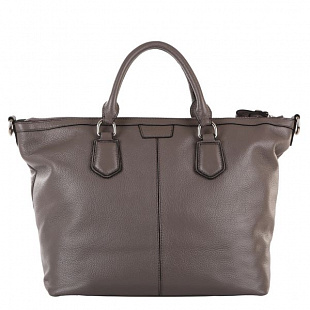 Женская сумка из кожи Pola 8309 dark grey
