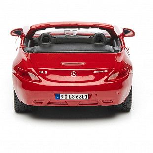 Коллекционная машина Bburago 1:32 Mercedes-Benz SLS AMG Cabrio (18-43035) Red