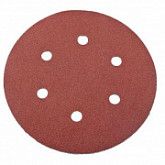 Шлифлист на бумажной основе самозакрепляющийся 15 см P150 6 отверстий 4607090152549