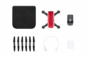 Квадрокоптер DJI Spark Combo Lava Red