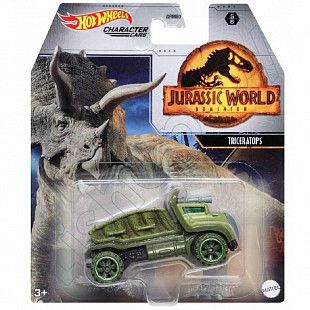 Машинка Hot Wheels Jurassic World Triceratops (GRM80 GWR51)