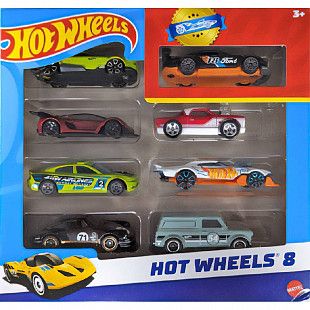 Набор машинок Hot Wheels 8 шт. (HPV78 №7)