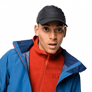 Водонепроницаемая бейсболка мужская Jack Wolfskin Texapore Ecosphere Base Cap black