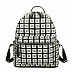 Рюкзак городской Ors Oro ORS-0108 /6 squares/black/white/grey