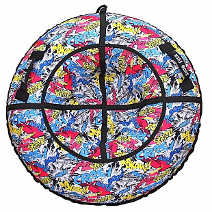 Тюбинг RT Комиксы Boom 105 см + автокамера multicolour