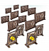 Набор аксуссуаров Games Workshop Warhammer Necromunda Bulkhead Doors 300-05