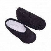 Балетки концертные детские текстиль black