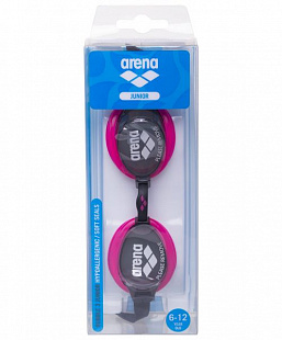 Очки для плавания Arena Bubble 3 Jr 92395 95 black/smoke/fuchsia