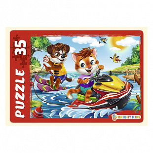 Макси-пазлы Рыжий Кот Водная прогулка ПМ35-6785