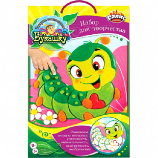 Набор для детского творчества Dalis Раскраска из пластилина Гусеничка Мила МС-101