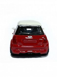 Машинка Bburago 1:43 Mini Cooper S (18-30000/18-30257) red