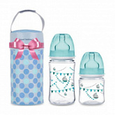 Набор Canpol babies 2 Бутылочки + Термосумка 35/69 Blue