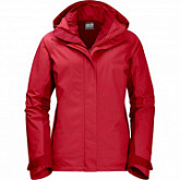 Куртка женская Jack Wolfskin Iceland Voyage 3в1 Red