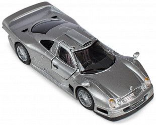 Масштабная модель автомобиля Maisto 1:24 Мерседес CLK-GTR (31949) grey