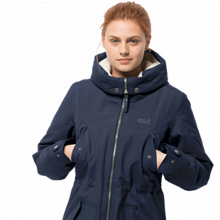Куртка женская Jack Wolfskin Rocky Point Parka midnight blue