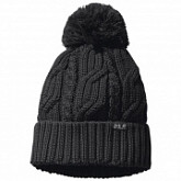 Шапка Jack Wolfskin Stormlock Pompom Beanie Black