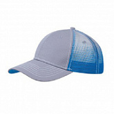 Бейсболка Contrasting Mesh CO40237 Grey/Blue