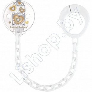 Клипса-держатель для пустышки Canpol babies Newborn Baby (10/877_bei)