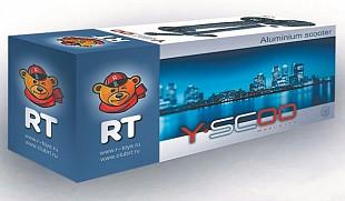 Самокат Y-Scoo Maxi City RT Simple Трансформер Gagarin с ручным тормозом green
