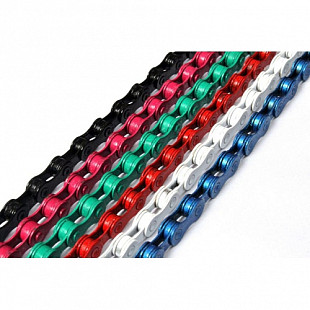 Велоцепь с замком Clark`s C410TP, 1/2"x1/8", 1 скорость/BMX, 112 звеньев, black, 3-135