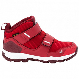 Водонепроницаемые кроссовки детские Jack Wolfskin Mtn Attack 3 Texapore Mid Vc K red / dark red