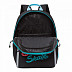 Рюкзак школьный GRIZZLY RB-151-3 /2 black/light turquoise