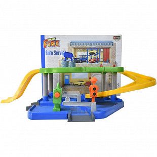 Игровой набор Bburago Street Fire 2-х уровневый автосервис Auto Service (18-30039)
