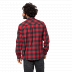 Рубашка мужская Jack Wolfskin Red River Shirt red lacquer checks