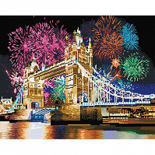 Алмазная мозаика Picasso Новогодний феерверк в Лондоне PD4050078