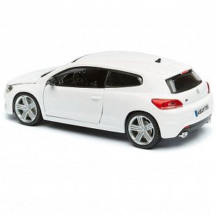 Коллекционная машина Bburago 1:24 Volkswagen Scirocco R (18-21060) white