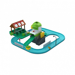 Игрушка Robocar Poli Перерабатывающая станция (металлическая фигурка Клини в комплекте) 55х50 см 83155