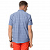 Рубашка мужская Jack Wolfskin Rays Stretch Vent Shirt Men shirt blue checks