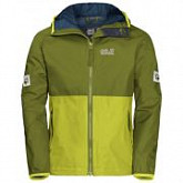 Куртка детская Jack Wolfskin Rainy Days Boys green tea