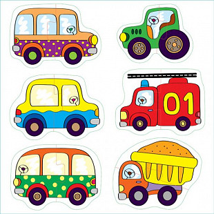 Пазл-мозаика Step Puzzle Машинки SP-70110