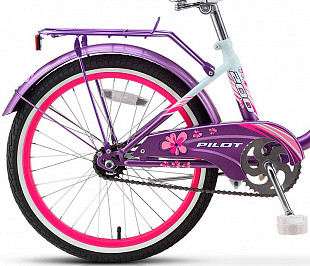 Велосипед Stels Pilot 20" (2016) green/pink/purple