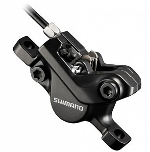 Тормоз дисковый задний Shimano m445 bl-m445(прав)/br-m447(задн) 1700мм black ZSM70188