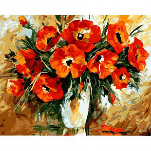 Картина по номерам Picasso Букет красных маков PC4050157