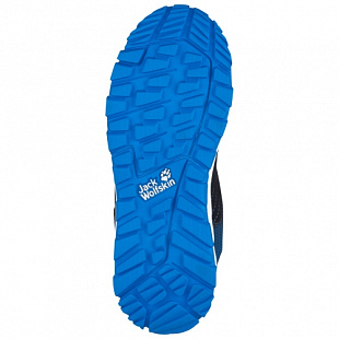 Кроссовки детские Jack Wolfskin Cascade Low K black / blue
