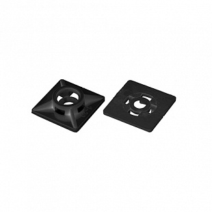 Площадка Starfix для хомута-стяжки 27х27 мм black 500 шт