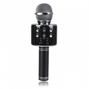 Колонка с функцией Караоке Микрофона Wster WS-858 black